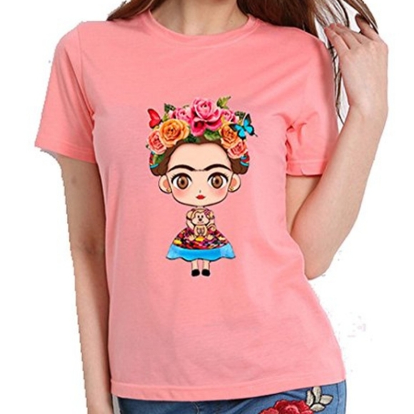 Baby Frida Kahlo Glasses Tee Size S - Picture 9 of 9
